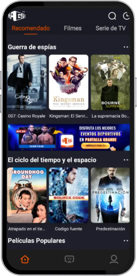 Magis TV APK - Descárgar Gratis y disfruta de Contenidos en HD 4 Disfruta de Magis tv en movile