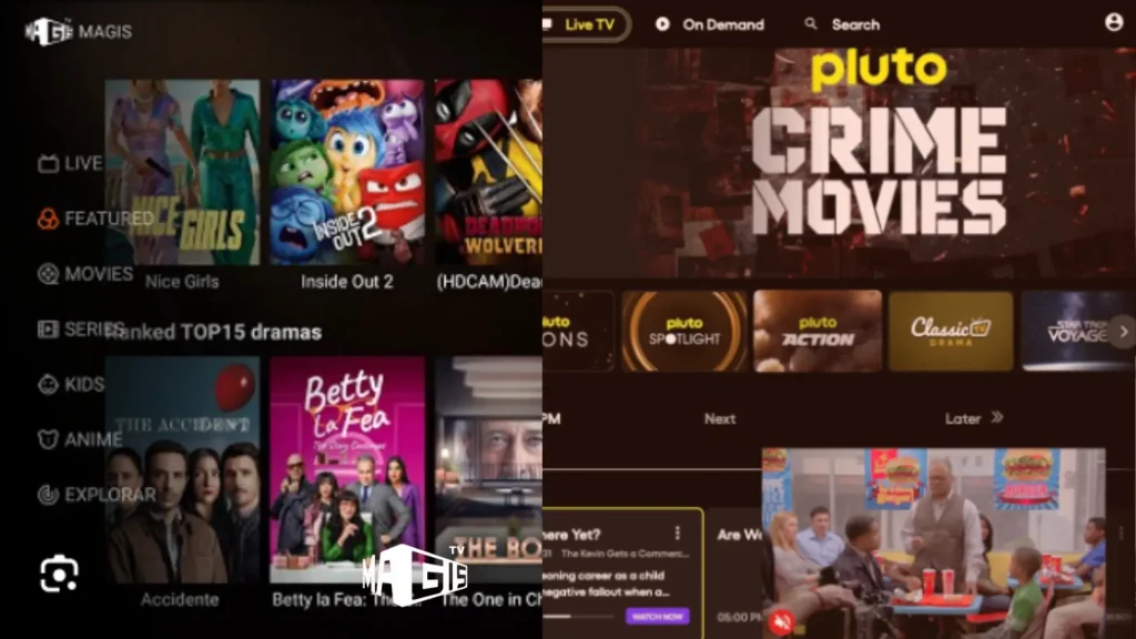 MagisTV VS Pluto TV