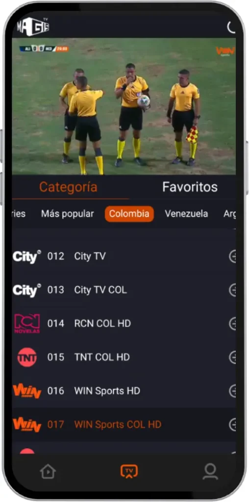Magis TV APK - Descárgar Gratis y disfruta de Contenidos en HD 2 Ver partidos de fútbol en directo en magis TV
