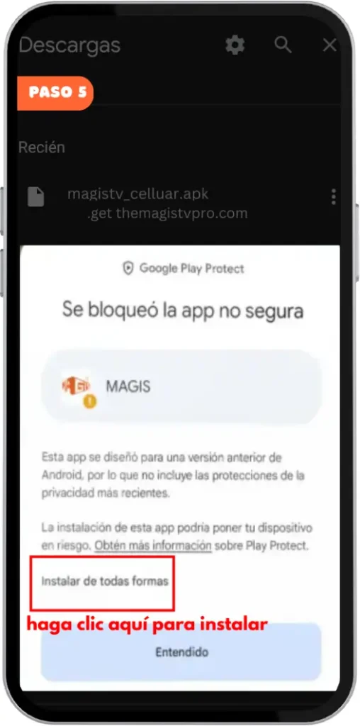 instalar de Magis TV todas formas